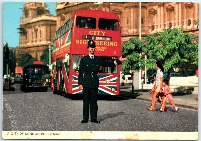 Postcard - A City Of London Policeman - City Of London, England