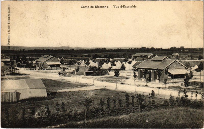 CPA Militaire Camp de SISSONNE - Vue d'Ensemble (92163)