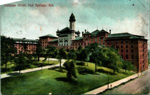 Vtg Postcard 1909 Eastman Hotel Hot Springs, Arkansas M13