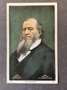 Brigham Young Litho Postcard H1287083054