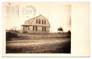 RPPC 1913 Cottage, Harrington Farm, Worcester, Massachusetts