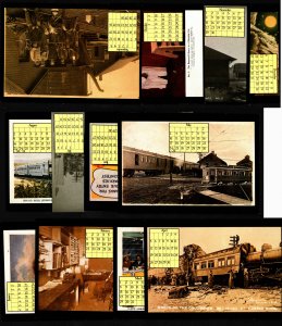 1987 Roseby's Series Repro Baltimore & Ohio Railroad Twelve Printed Calendars