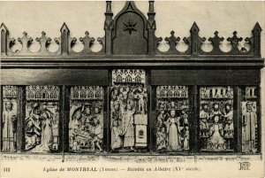 CPA Montreal - Eglise de Montreal - Retable en Albatre FRANCE (960759)