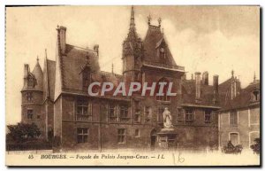 Old Postcard Bourges Facade Du Palais Jacques Coeur