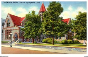 Ohio Springfield  Warder Public Library
