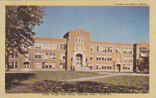 Michigan Ironwood Luther Wright High School