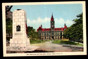 Nova Scotia HALIFAX War Memorial and City Hall - WB PECO