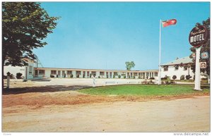 The Traveller's Motel, Flag, Owen Sound, Ontario, Canada, 40s-60s