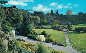 Canada Queen Elizabeth Park Bridge View Vancouver Vintage Postcard 07.73