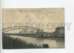 482563 Serbia Nis NISH railroad bridge Vintage postcard