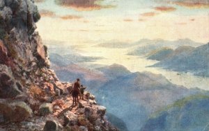 Vintage Postcard 1908 View of Ben Nevis Giant Scottish Mountains Scotland UK