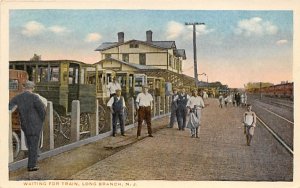 Waiting for Train Long Branch, New Jersey  