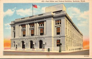 Washington Spokane Post Office and Federal Building Curteich