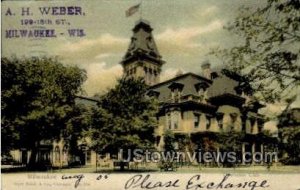 Deutscher Club - MIlwaukee, Wisconsin WI Postcard