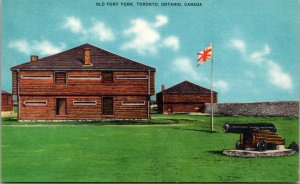 Postcard CAN ONT Toronto Old Fort York