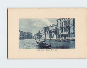 Postcard Canal Grande Venice Italy