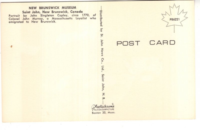 Colonel John Murray Portrait Painted by Copley