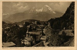 CPA AK BERCHTESGADEN vom Nonnthal mit Watzmann GERMANY (869986)