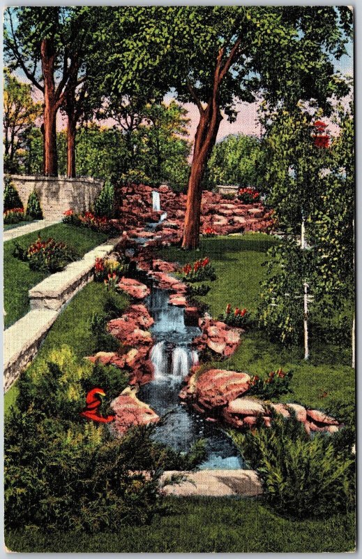 Rock Garden Section Of Noonans O'Heaven Alexandria Minnesota MN Postcard