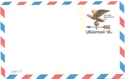 UXC15  Air Mail Postcard