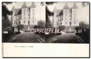 Stereoscopic Card - Pau - Le Chateau - Old Postcard