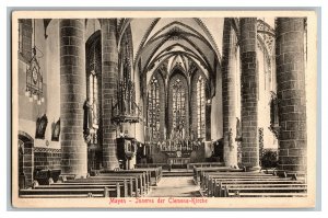 Postcard Mayen - Inneres Der Clemens-Kirche Vintage Standard View Card 