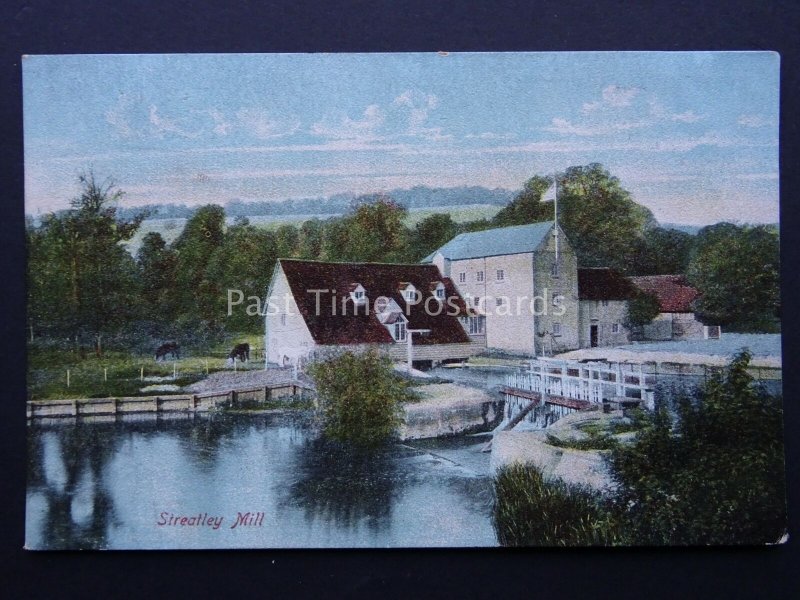 Berkshire STREATLEY MILL on the River Thames - Old Postcard