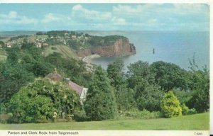 Devon Postcard - Parson and Clerk Rock From Teignmouth - Ref TZ1132