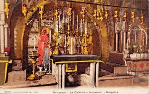 JERUSALEM ISRAEL~LE CALVAIRE-GOLGATHA-POSTCARD 1910s