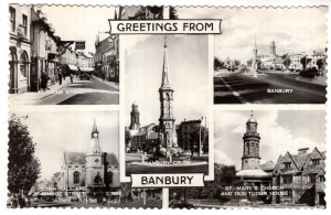Real Photo, Greetings from Banbury,  Oxfordshire, England