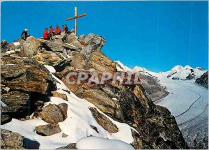 43957 Modern Postcard Eggishorn gipfel 2927 m