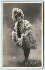RPPC  French Actress BIANA DUHAMEL in Costume c1900s Paul Boyer Photo Postcard