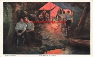 Alfred James Dewey, Unknown Pub, When Love is Young, Camping