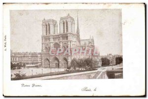 Paris Old Postcard Notre Dame