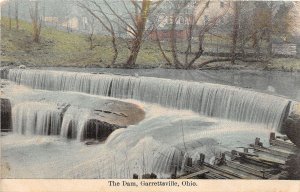 J63/ Garrettsville Ohio Postcard c1910 The Dam River 363