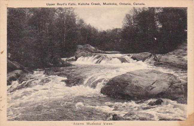 Canada Ontario Muskoka Upper Boyd's Falls Kahshe Creek