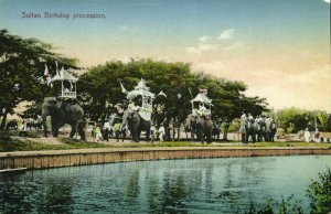 malay malaysia, PERAK, Birthday Procession for Sultan Idris Shah I (1910s)