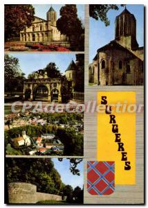 Postcard Modern Sugeres Eglise Notre Dame Renaissance door Vue Generale