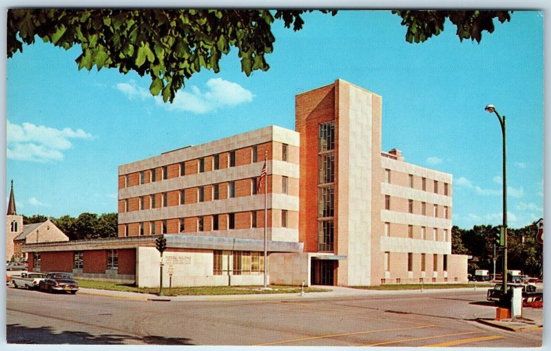 c1960s Fort Dodge, IA Government Federal Building Feds Post Office Govt PC A242