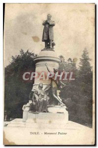 Old Postcard Dole Pasteur Monument