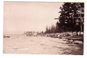 Real Photo, Regates (Regatta) Lac St Joseph, Quebec,