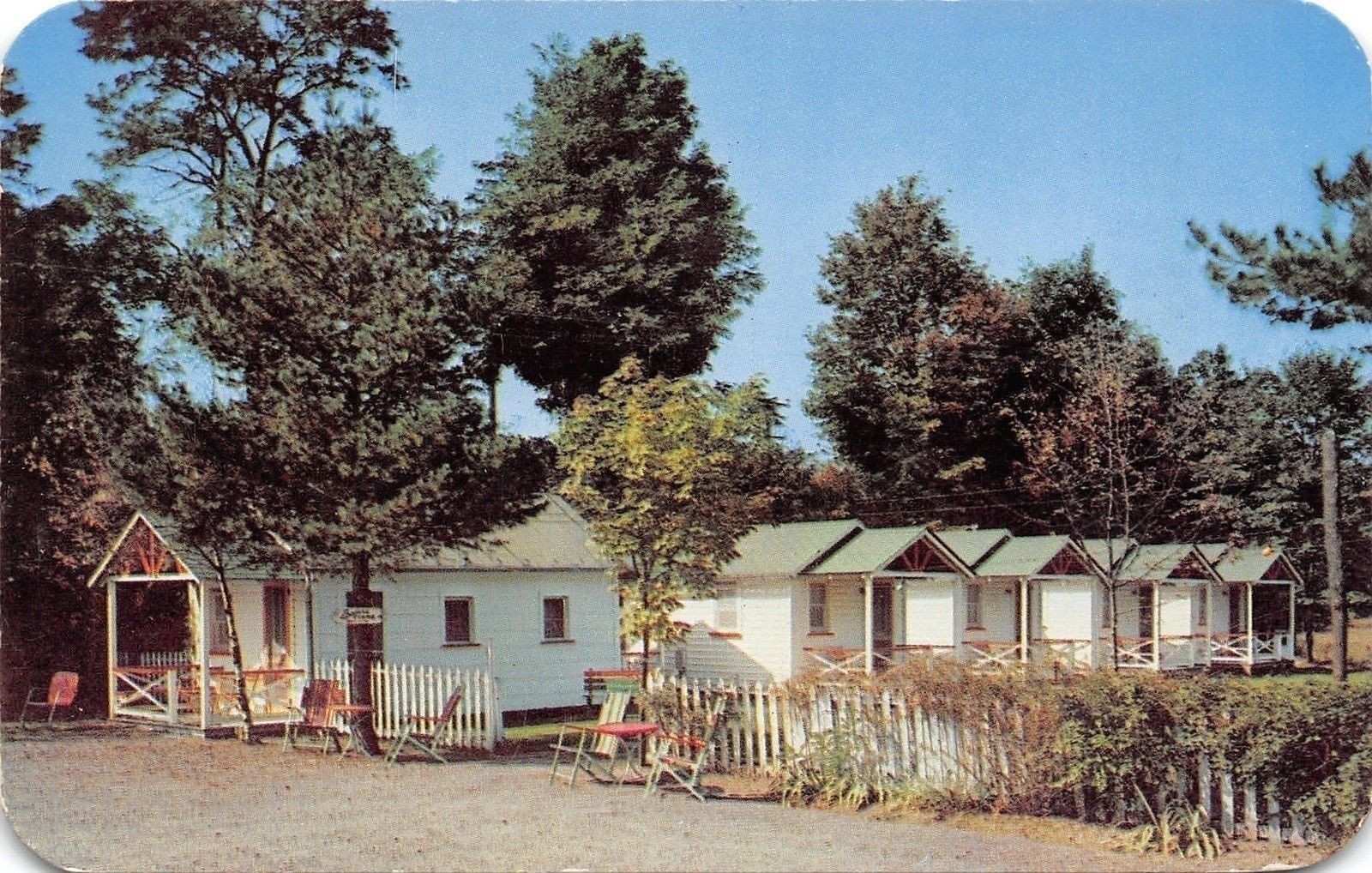 Echo Lake Pennsylvania Dewitt S Inn Cabins 1950s Postcard