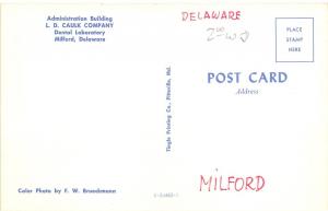 Milford Delaware~L D Caulk Company~Dental Lab Administration Building~1950s Pc