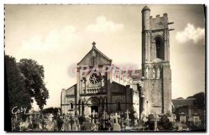 Postcard Modern Luc Sur Mer The Church and the Old Tower