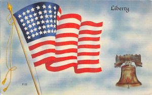 Liberty Flag Writing on Back 