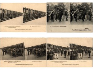 FRANCE 43 Vintage STEREO Postcards pre-1940 (L4479)