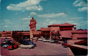 Vtg 1950s Western Hills Hotel Old Cars Fort Worth Texas TX Postcard