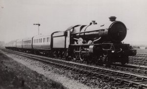 GWR King Edward VII Train Antique Real Photo Postcard