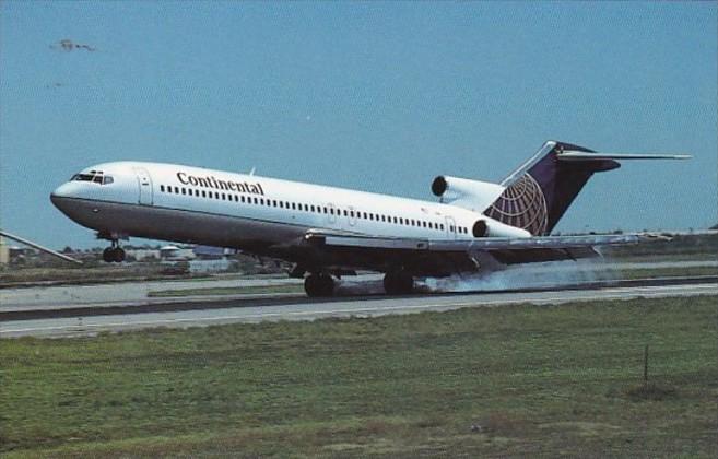Continental Airlines Boeing B-727-232 Advanced At Stapleton International Air...