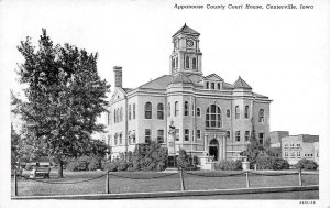 CENTERVILLE, Iowa IA     APPANOOSE COUNTY COURT HOUSE   ca1920's B&W Postcard